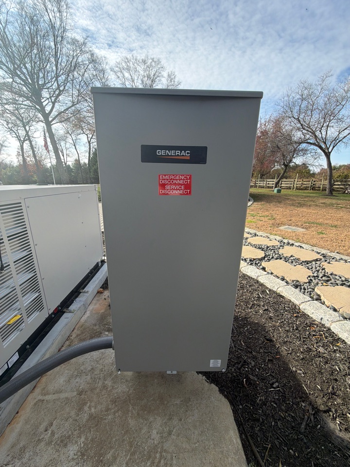 A generator is powerful — but the transfer switch is what makes it seamless.